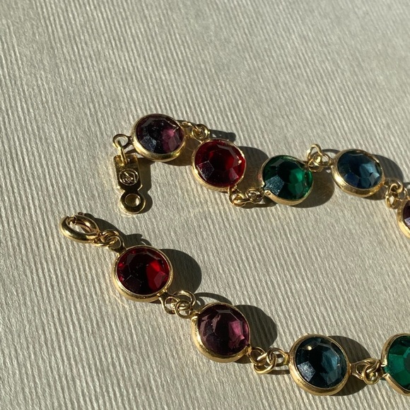 Swarovski multi color crystal bracelet - Picture 3 of 14
